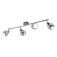 LED DECKENLEUCHTE FARA Silber Chrom - Silberfarben, Metall (83/11/19.7cm) - Wofi