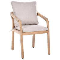 GARTENSTUHL Akazienholz Hellbraun Sumba - Beige, Holz (55/76/66cm) - Beliani