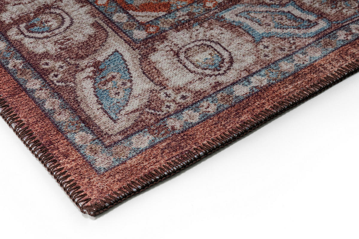 TEPPICH DUBAI rot vintage 90/150 cm - Rot, Textil (90/150cm) - Tapiso