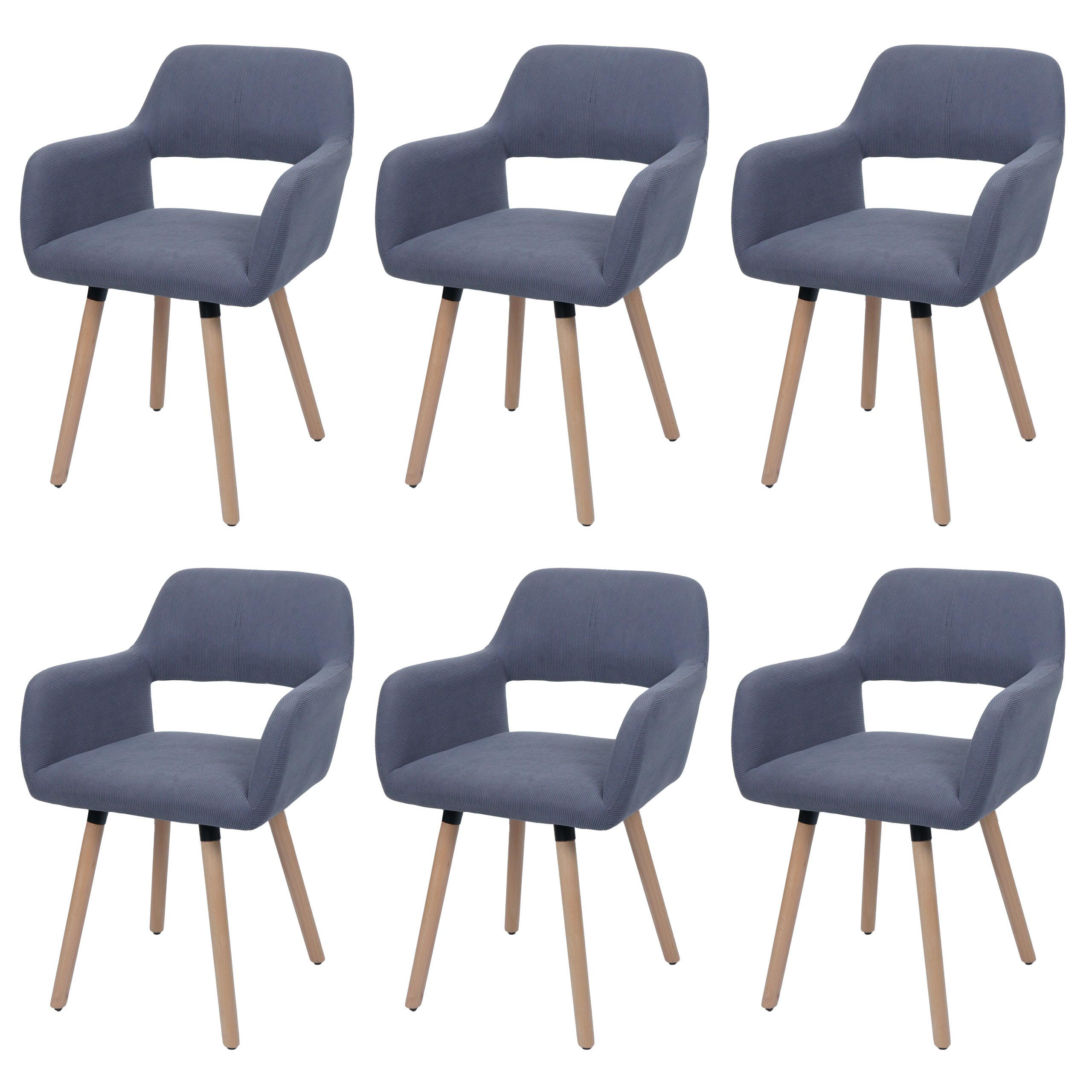 ESSZIMMERSTUHL Grau - Grau, Textil (56/80/53cm) - MCW