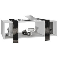 COUCHTISCH Ida Blenden in Schwarz Hochglanz - Schwarz Hochglanz, Holzwerkstoff (56.5/110.5/42cm) - Vladon
