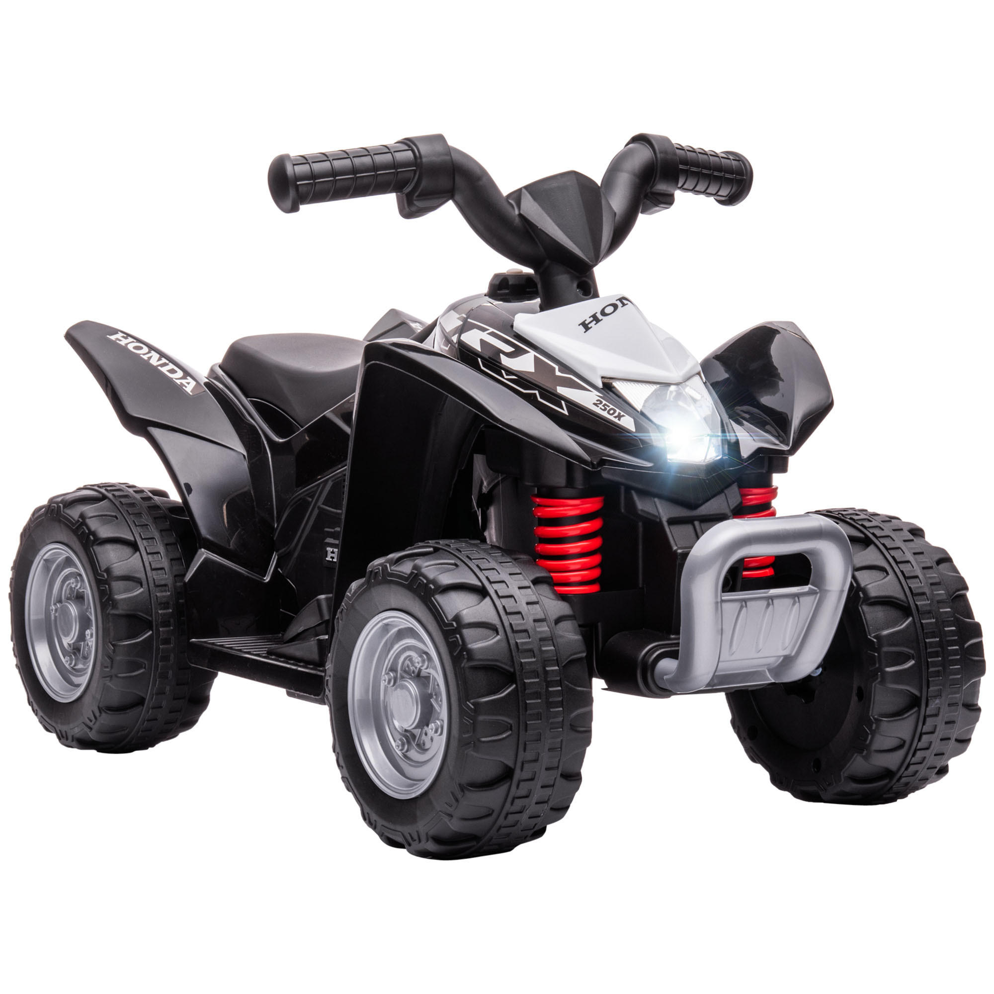 MINI ELEKTRO-QUAD KINDER, Schwarz, PP+ Metall - Schwarz, Kunststoff (65.5/38.5/43.5cm) - AIYAPLAY