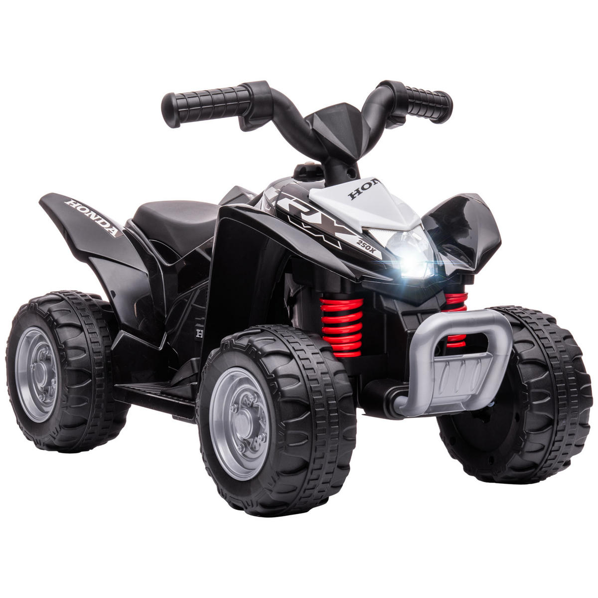 MINI ELEKTRO-QUAD KINDER, Schwarz, PP+ Metall - Schwarz, Kunststoff (65.5/38.5/43.5cm) - AIYAPLAY