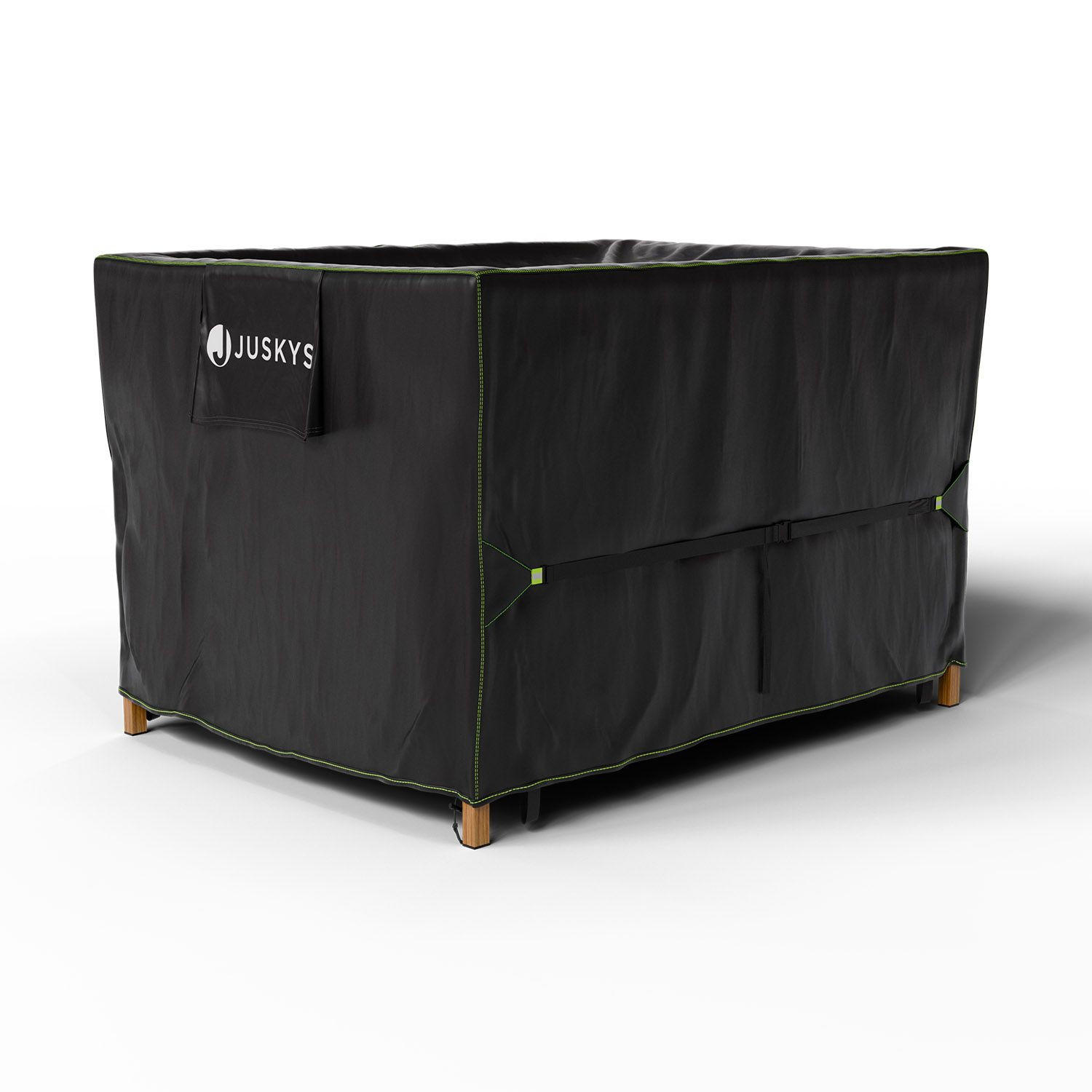 GARTENMÖBELABDECKUNG CoverSafe Pro schwarz - Schwarz, Kunststoff (90/75/120cm) - Juskys