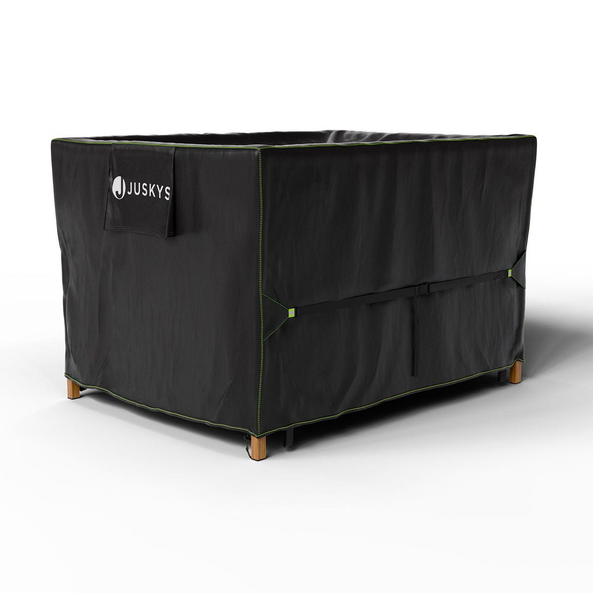 GARTENMÖBELABDECKUNG CoverSafe Pro schwarz - Schwarz, Kunststoff (90/75/120cm) - Juskys