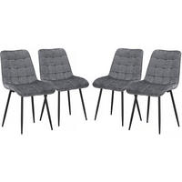 STUHL & BARHOCKER yanis Grau - Grau, Textil (48/85/63cm) - Habitat Garten