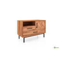 KOMMODE LEON Kernbuche - Kernbuche, Holz (97/65/45cm) - byoak