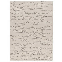 WEBTEPPICH Schwarz und Weiß Retro 133/190 cm - Schwarz/Weiß, Naturmaterialien/Textil (133/190cm) - Atticgo