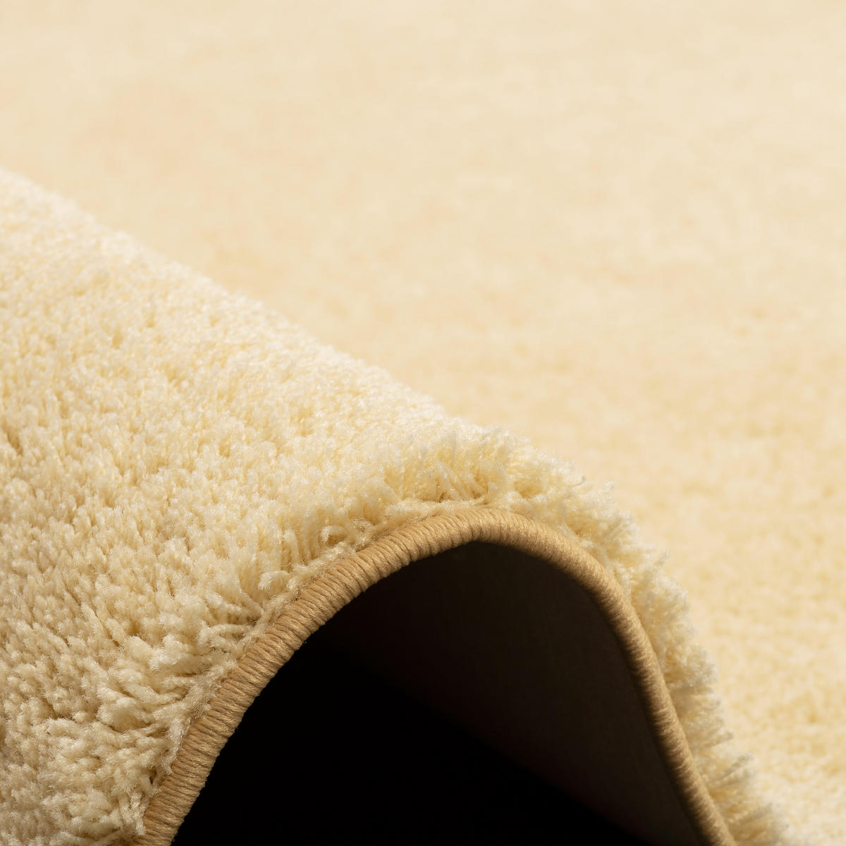 HOCHFLOR SHAGGY LÄUFER TEPPICH PALACE - Naturfarben, Textil (80/200cm) - Snapstyle