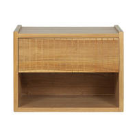 NACHTTISCH - 47 cm x 30 cm - Holz, Platte - Naturfarben Hell - REVUKA - Naturfarben, Holz (47/35/30cm) - Vente-Unique