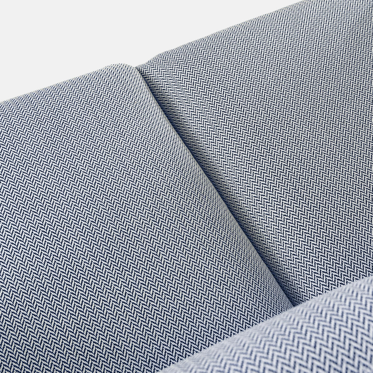 GARTENSOFA RAMBE 3-Personen mit Kissen, Anthrazit - Anthrazit/Dunkelblau, Textil/Metall (225/80/80cm) - KONSIMO®