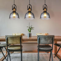 LED HÄNGELEUCHTE DOROTHEA Messing Grau - Grau, Glas (83.5/20/120cm) - Globo Lighting