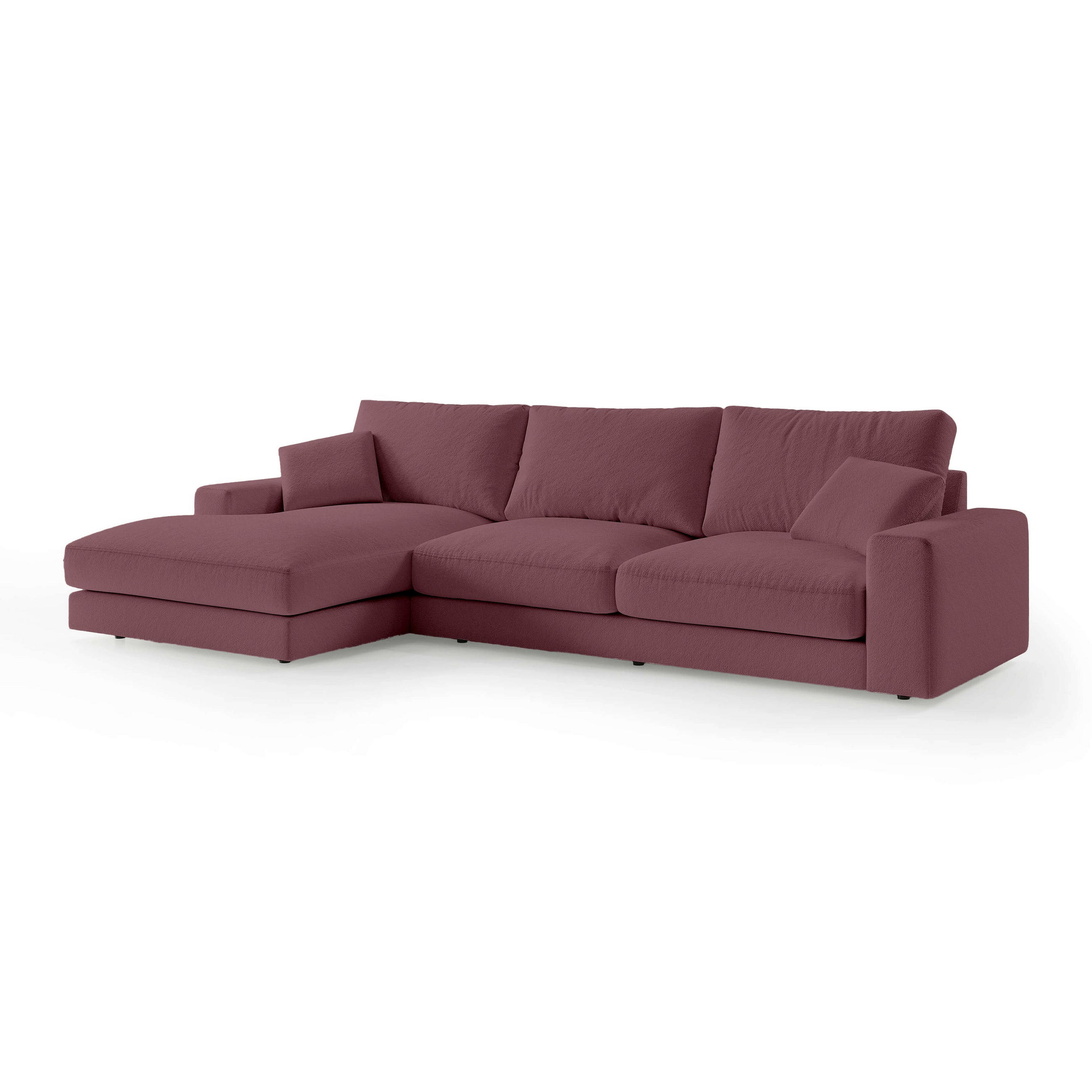 Pillovely Ecksofa Rot 332x92x169 cm