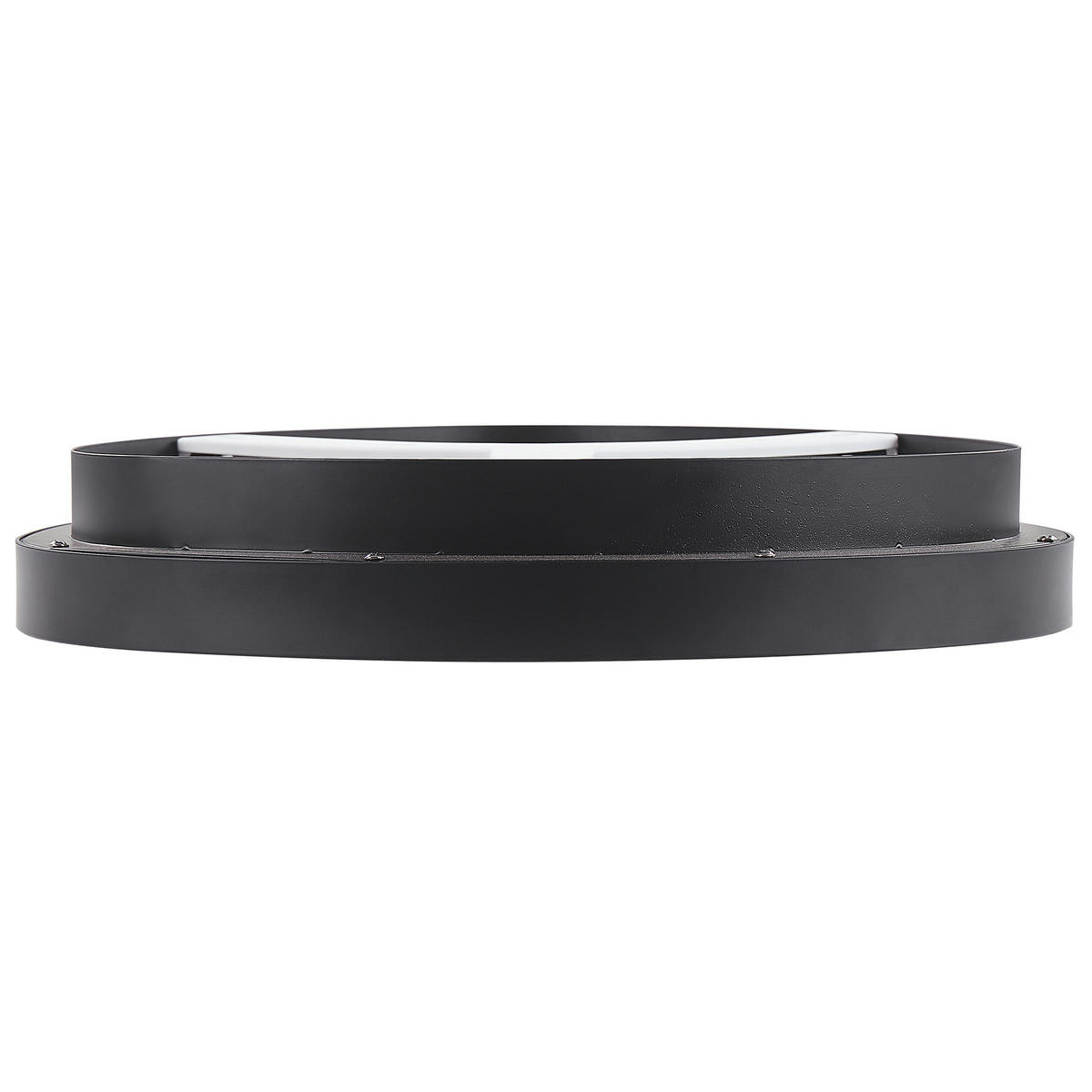 DECKENLEUCHTE Nanding 42/40/13 cm - Schwarz, Metall (42/40/13cm) - Beliani