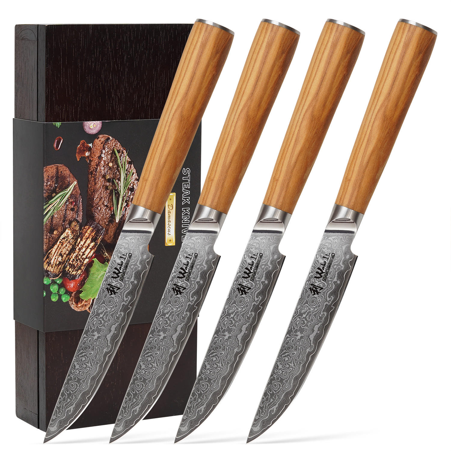 Wakoli Steakmesserset Braun