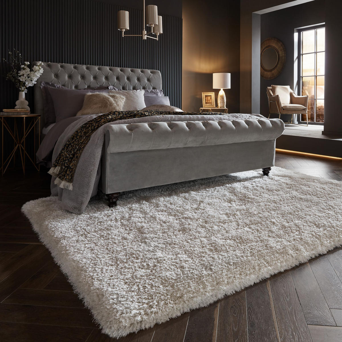 TEPPICH Hochflor Modern-Design, superweich ORWELL, Beige 200x290 cm - Beige, Textil (200/290cm) - KADIMA DESIGN