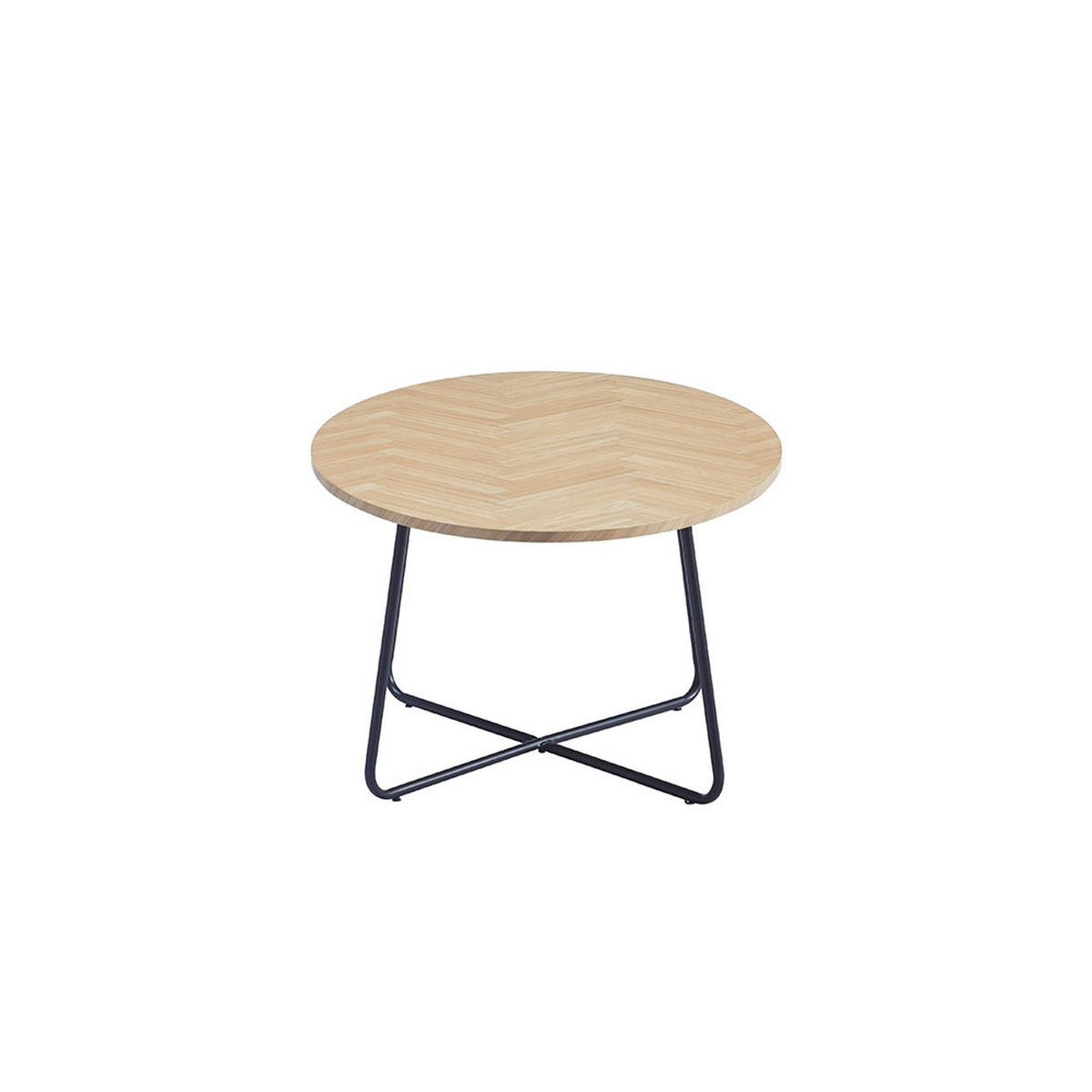 COUCHTISCH NOVARIS - Fishbone Oak, 110 x 66 cm - Braun, Holz (110/66/47cm) - Home Deluxe