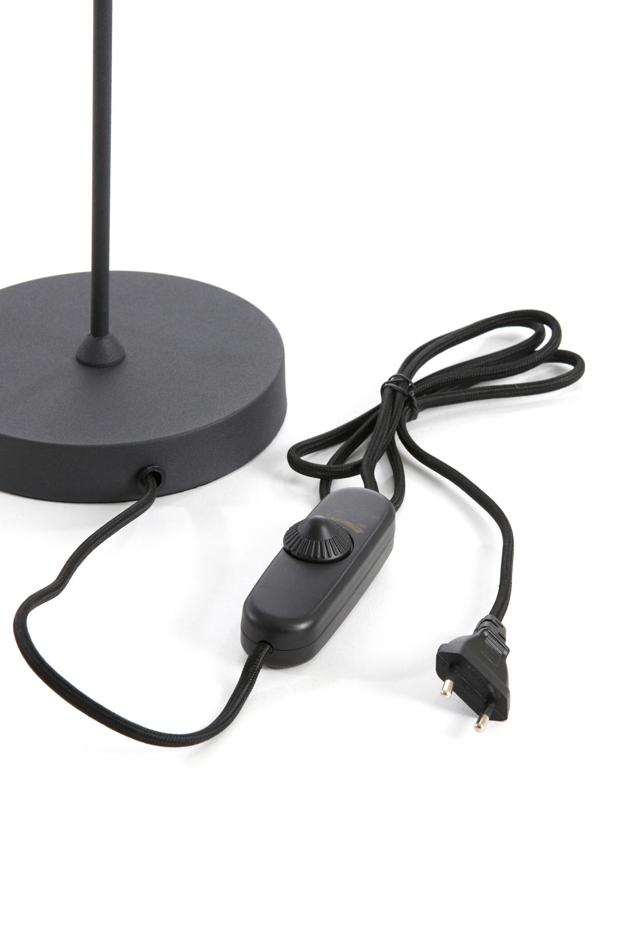 TISCHLAMPE Rijeka Schwarz Ø38/51 cm - Schwarz, Metall (38/15/51cm) - Light & Living