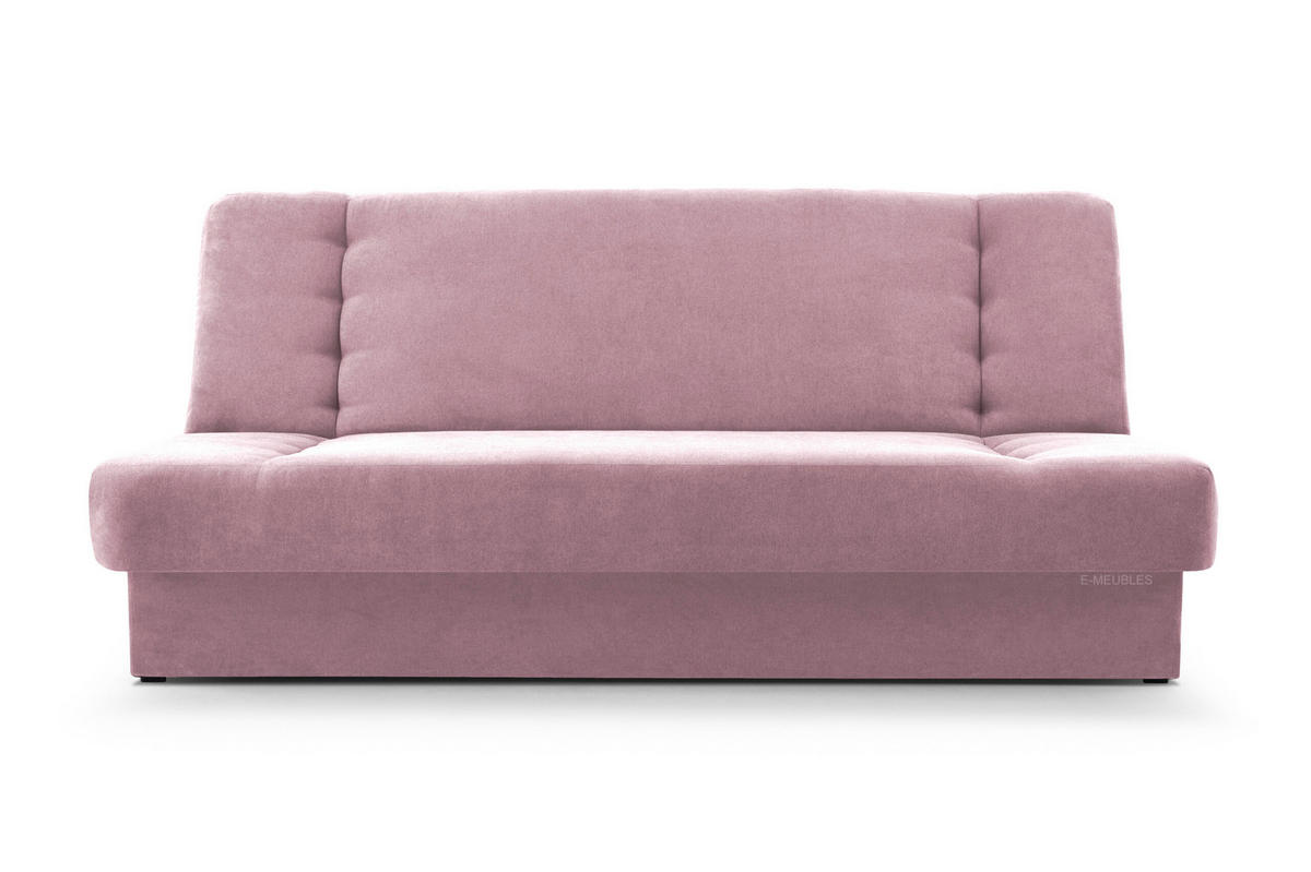 SCHLAFSOFA - Cyprus (Rosa) - Rosa, Holz (192/85/92cm) - Möblo