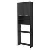 WASCHMASCHINENSCHRANK - Grau, Holzwerkstoff (25/190/63cm) - ML-DESIGN