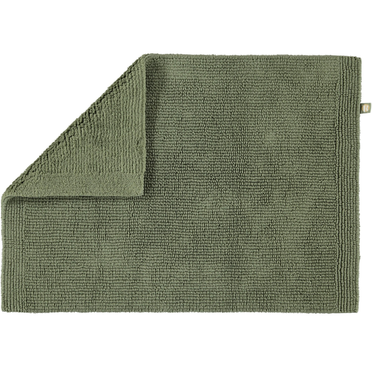 BADTEPPICHE PUR OLIVE - 404 - Grün, Textil (50/75cm) - Rhomtuft