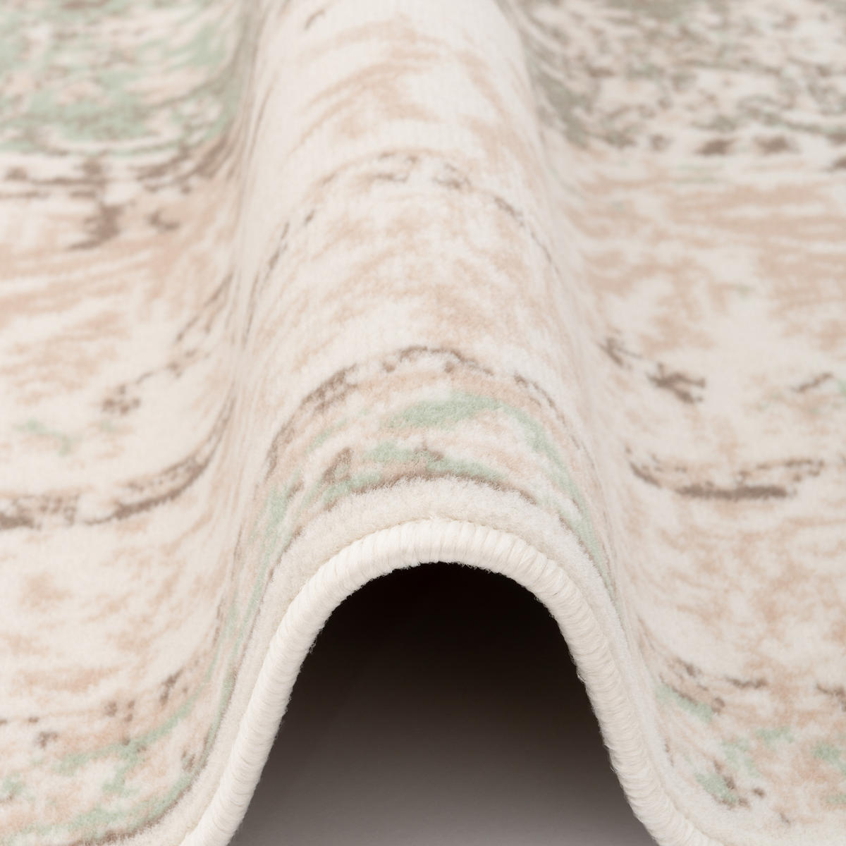 DESIGNER TEPPICH POP-VINTAGE - Mintgrün, Textil (80/150cm) - Pergamon