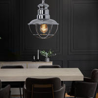 PENDELLEUCHTE Metall Chrom Silber - Silberfarben, Metall (25.5/25.5/95cm) - Brilliant