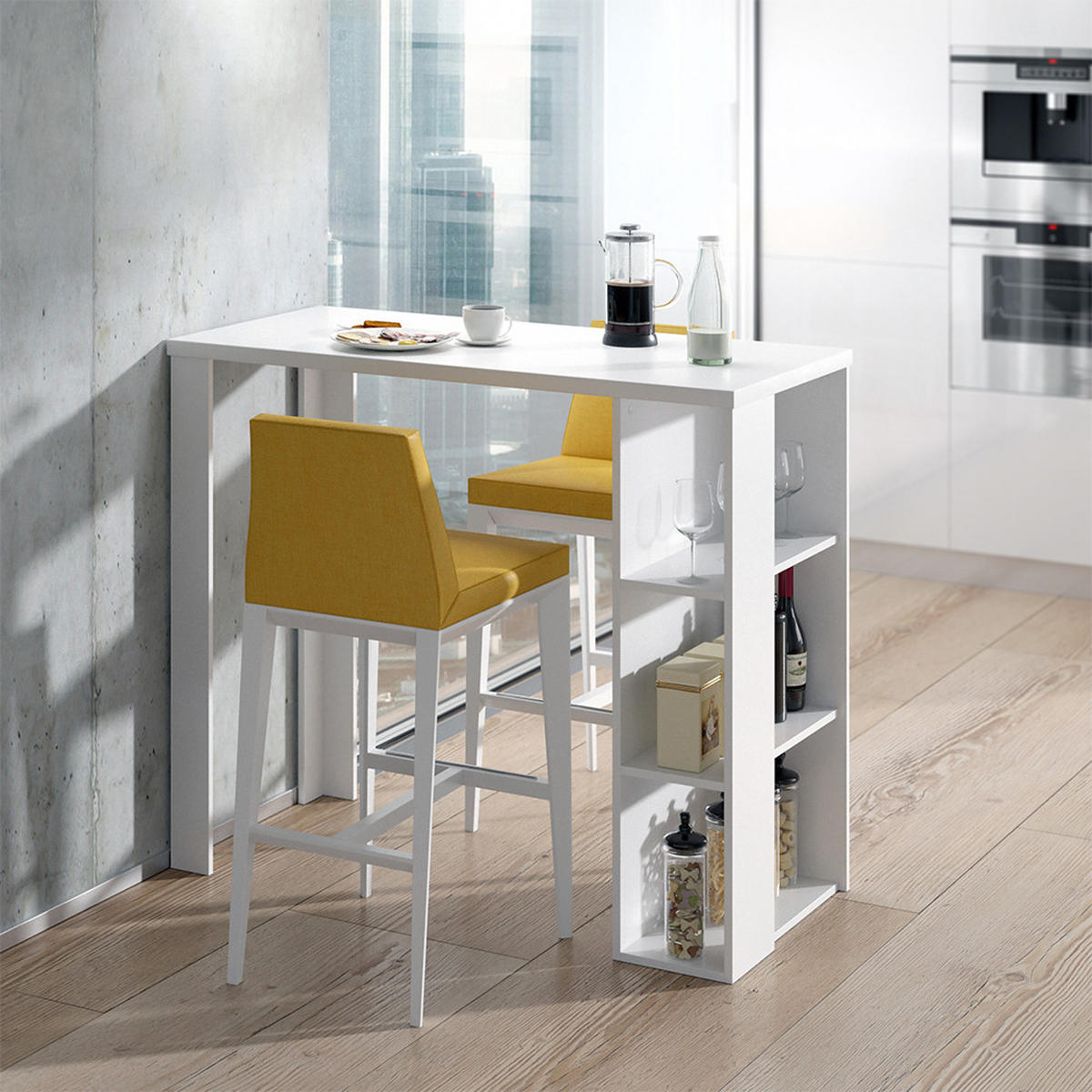 BARTISCH Noel Weiß 120 x 60 cm - Weiß, Holzwerkstoff (120/105.6/60cm) - Vicco