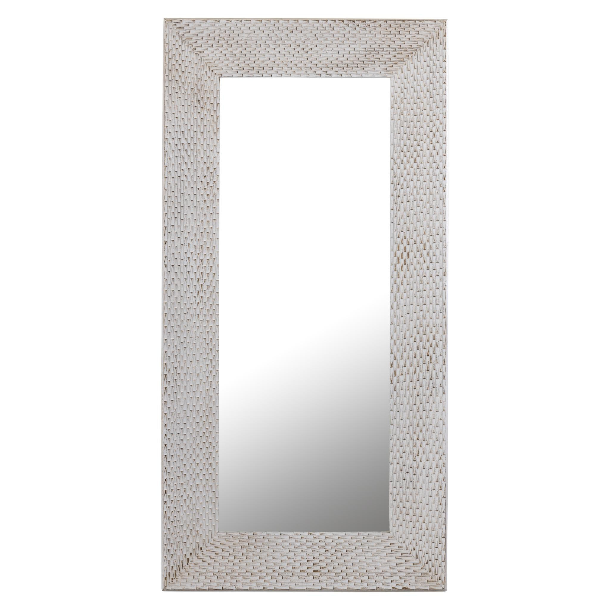 Ptmd Collection Spiegel Weiß 9.5x160x80 cm