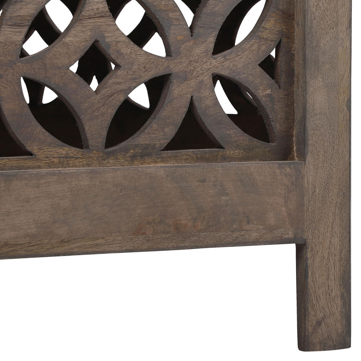 COUCHTISCH Ø100x45 cm rund Natur handgefertigt aus Mangoholz - Naturfarben, Holz (100/45/100cm) - WOMO-DESIGN