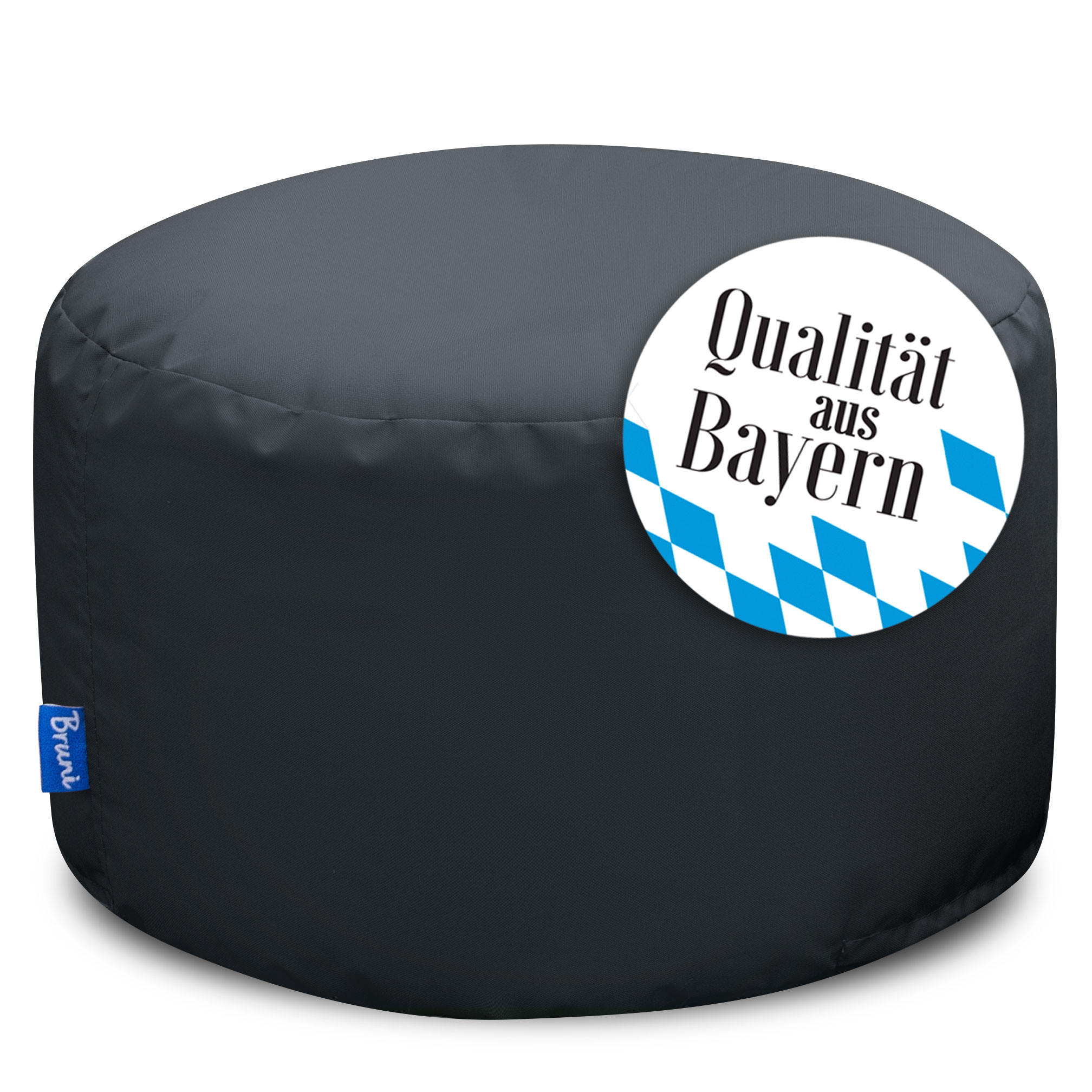 SITZPOUF L grau - Grau, Textil (500/300/500cm) - Bruni