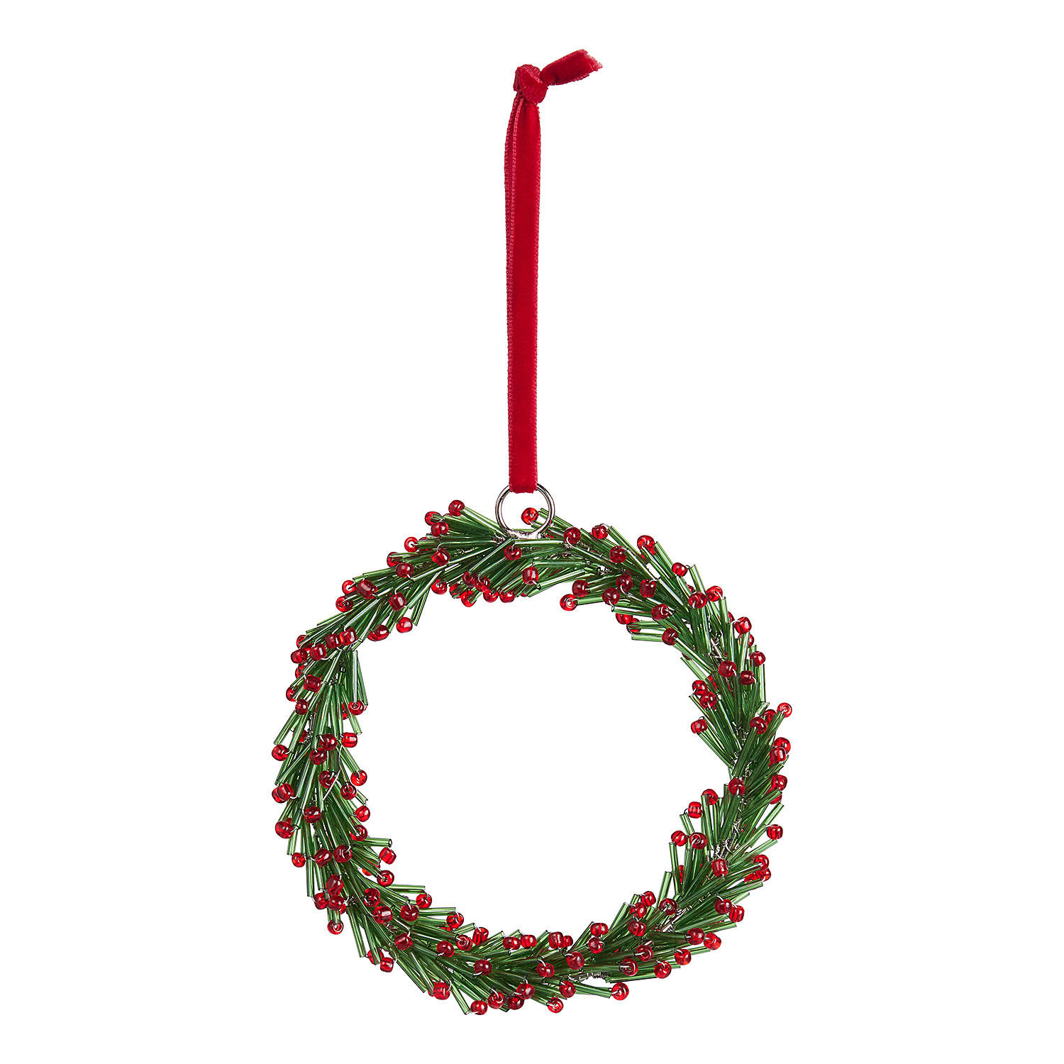 KRANZ X-Mas - Grün, Glas (0.5cm) - Butlers