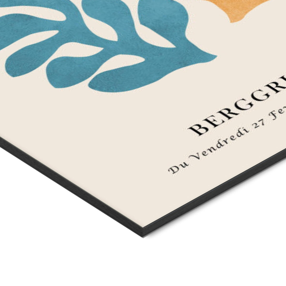 POSTER mit Rahmen Vitor Costa - Matisse floral Poster 3 - Multicolor/Schwarz, Holz/Papier (30/40cm) - Poster&Frame