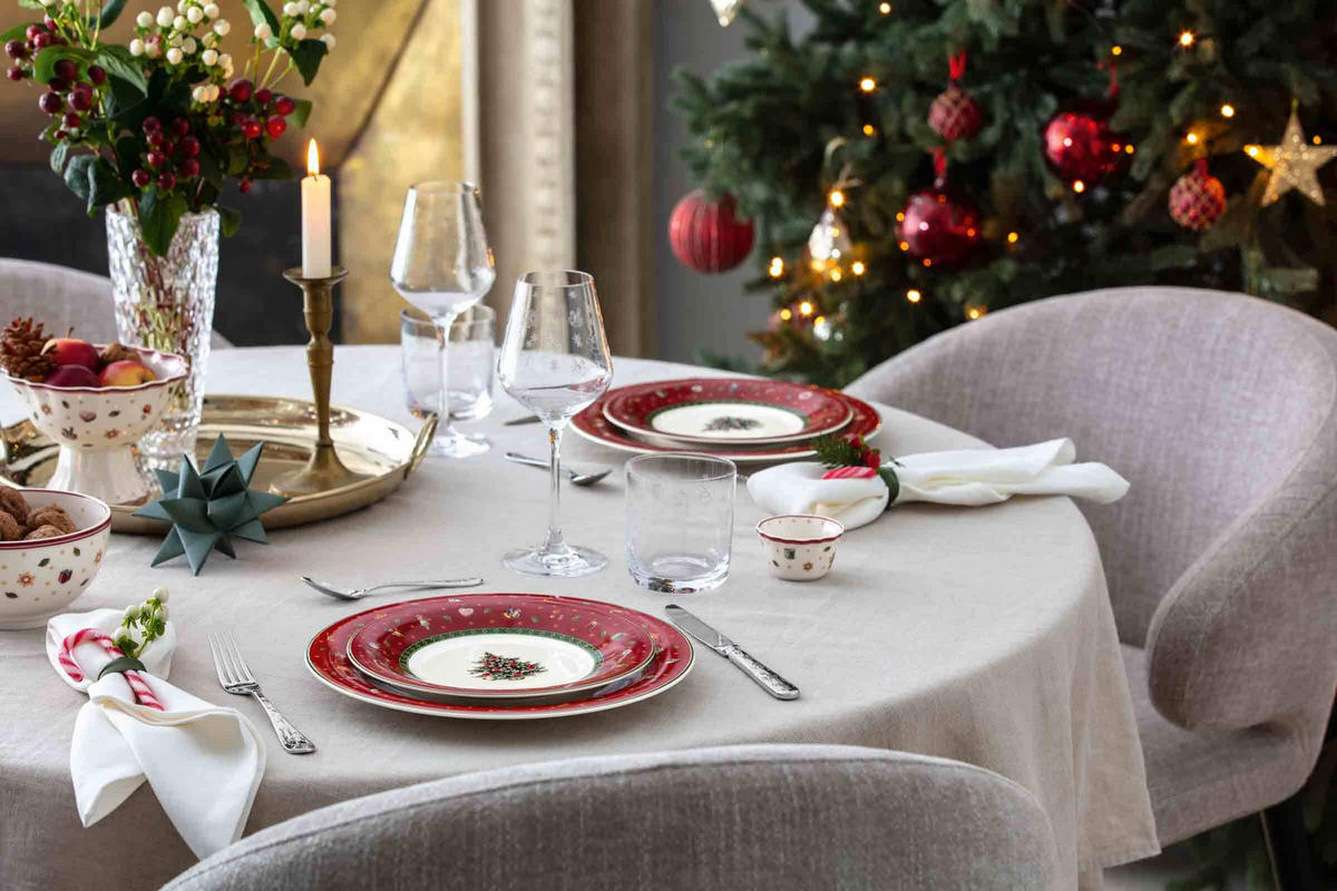 TAFELSERVICE Toy's Delight rot 12er Set - Rot, Keramik (1/1/1cm) - Villeroy & Boch