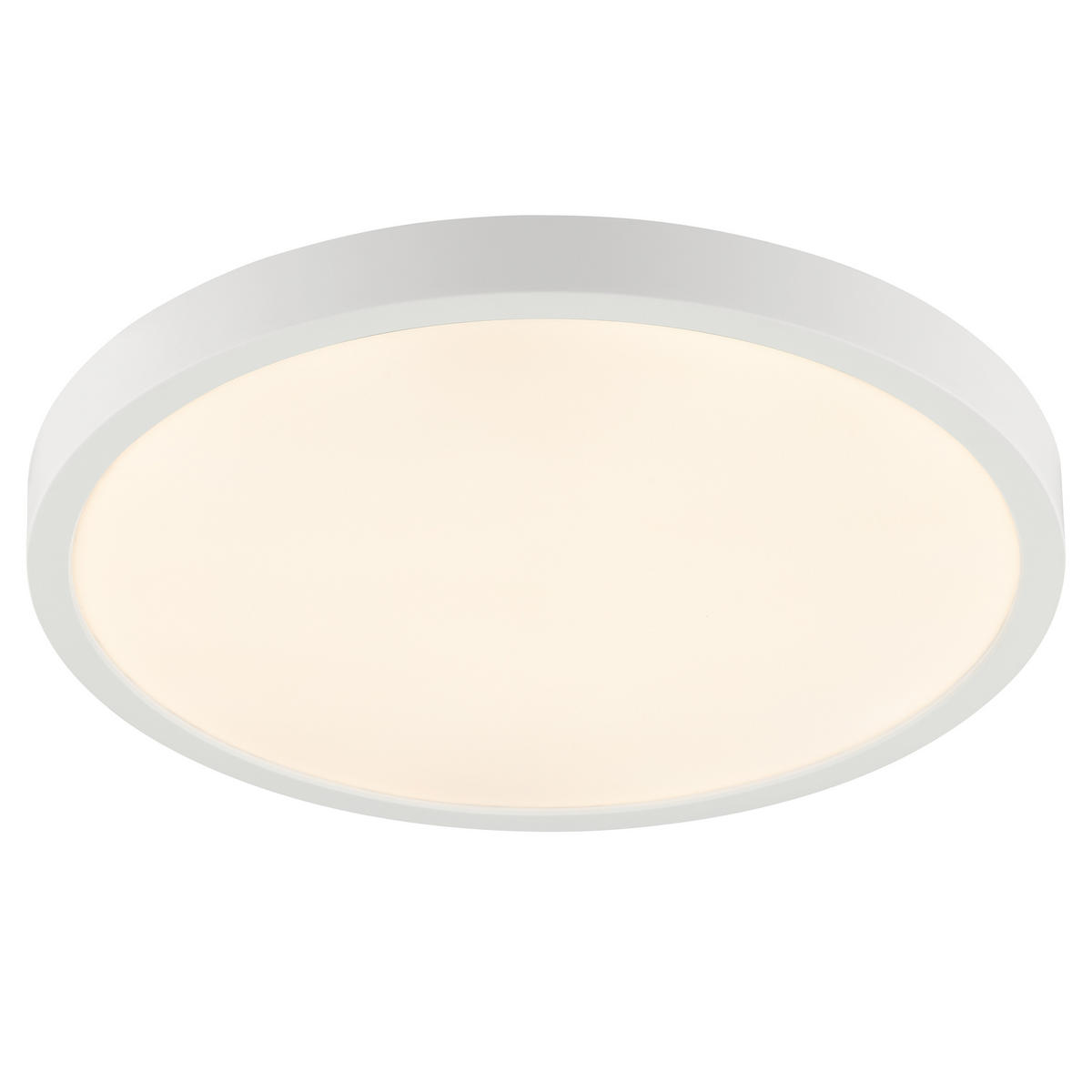 LED DECKENLEUCHTE Jade Weiß 37,5/37,5/3,1 cm - Weiß, Kunststoff (37.5/37.5/3.1cm) - Brilliant