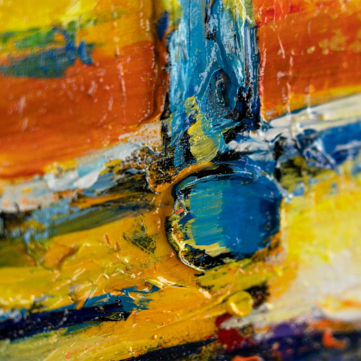 GEMÄLDE Meer Mirage Schattenfugenrahmen Gelb 160x80 cm - Gelb, Holz (160/80cm) - YS-art gallery