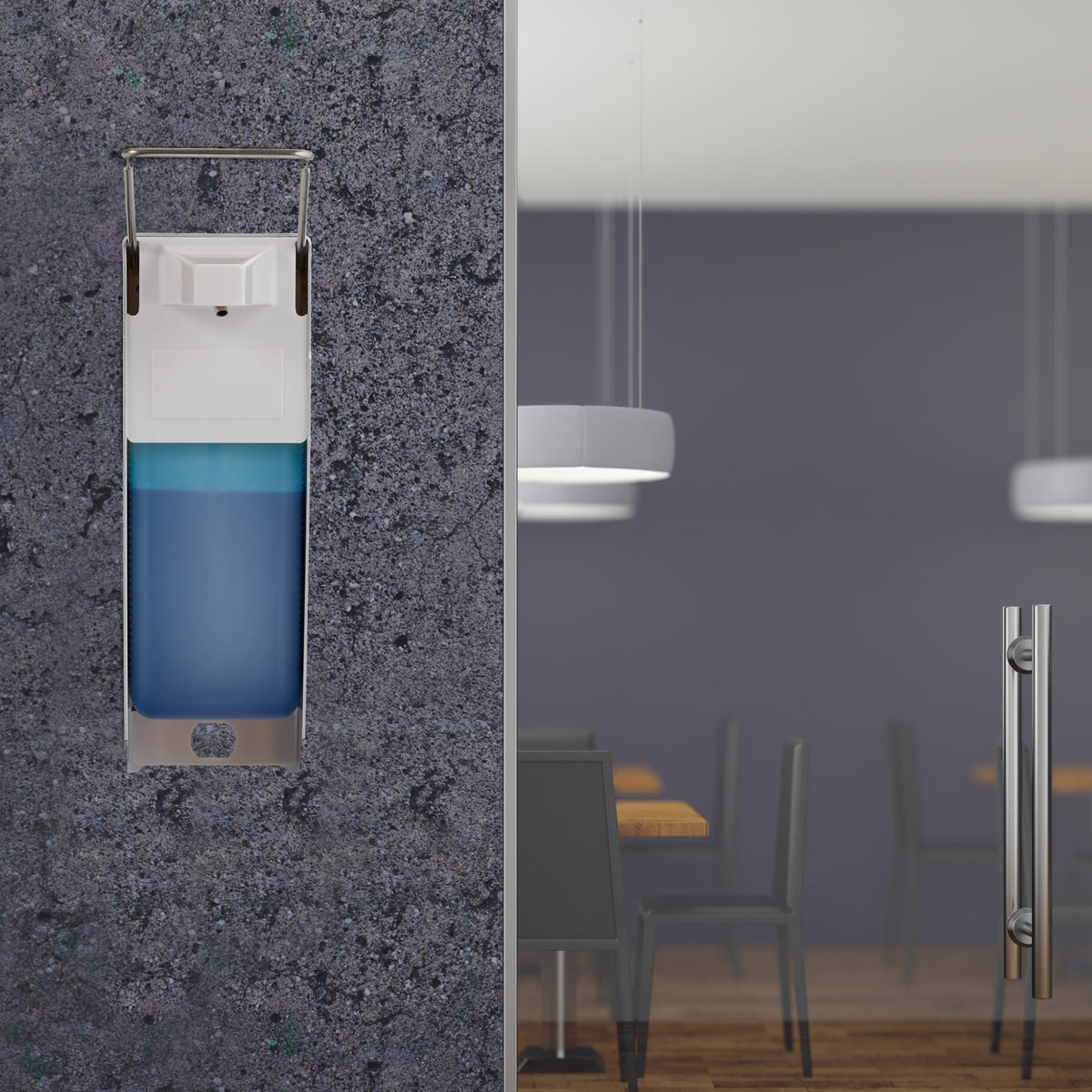 EUROSPENDER - Weiß, Kunststoff/Metall (9/32/23cm) - Relaxdays