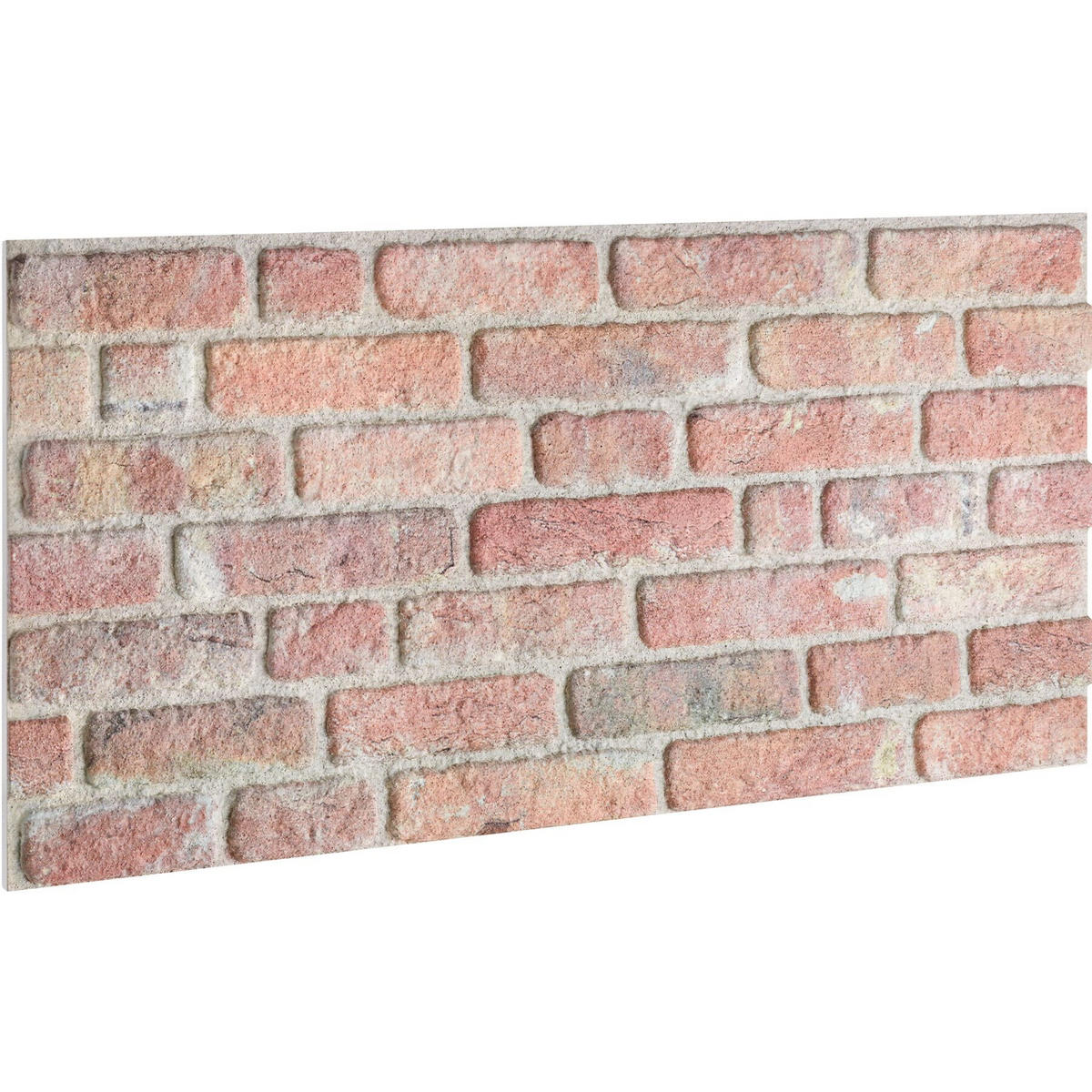 3D-WANDPANEELE , 100 x 50 x 2 cm, 5 m² Abdeckungsfläche, flexibel zuschneidbar, Backstein rotbraun - Rotbraun, Kunststoff (50/2/100cm) - tectake