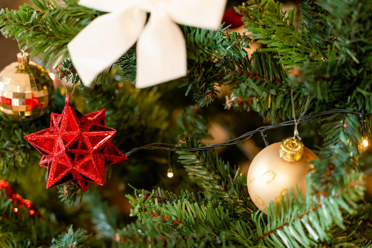 WEIHNACHTSKUGELN-SET aus Kunststoff 7,5/7,5/7,5 cm - Rot, Kunststoff (7.5/7.5/7.5cm) - Homea