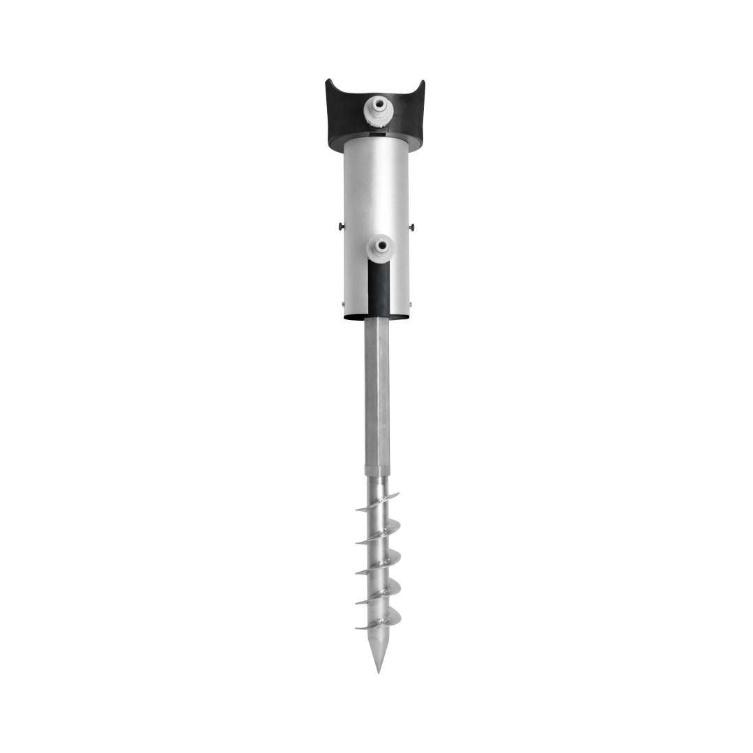 BODENANKER für Schlauchtrommel - Grau, Metall (21/39/46cm) - QUICK STAR