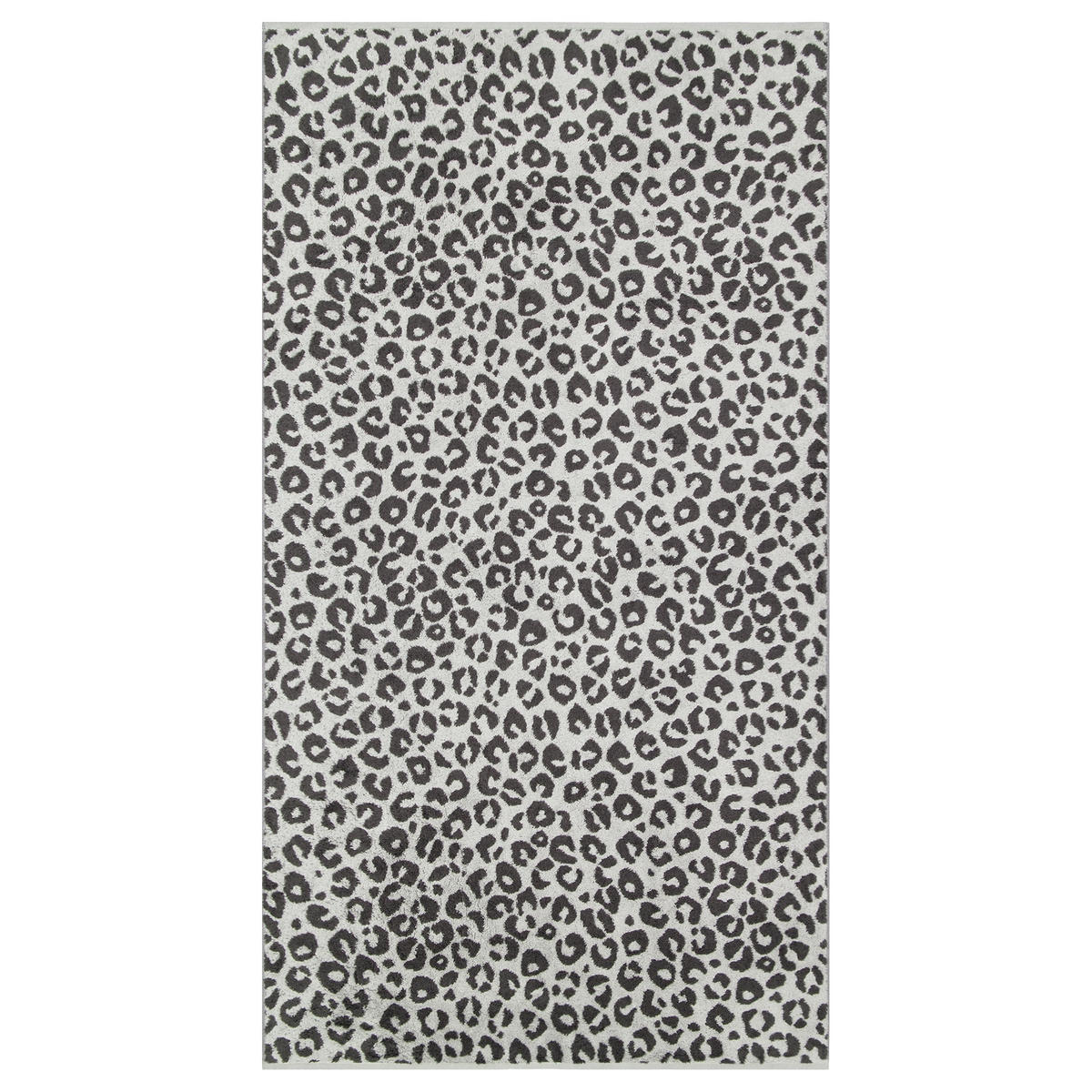 DUSCHTUCH TWO-TONE LEO 540 BASALT - 73 - Grau, Textil (80/150cm) - Cawoe