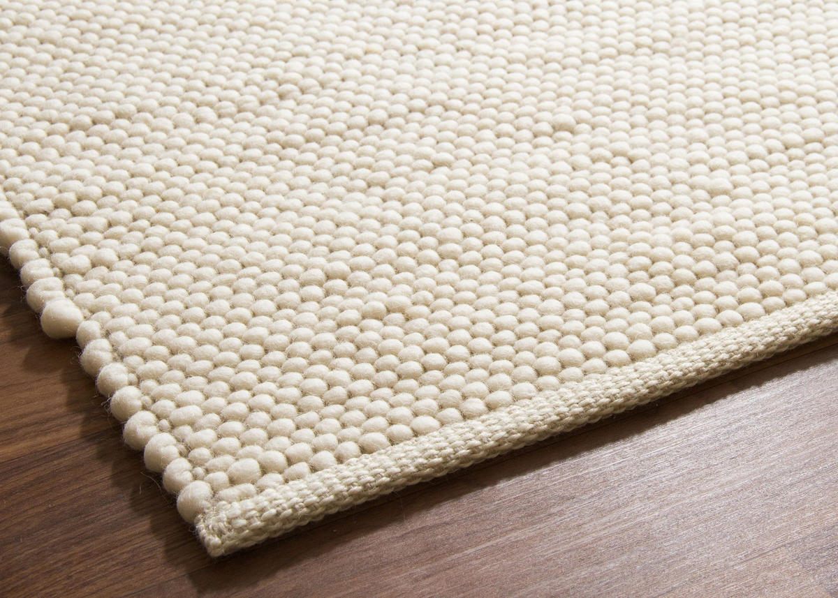 HANDWEBTEPPICH 250/250 cm Gabun - Creme, Naturmaterialien (250/340cm) - Steffensmeier