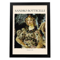 POSTER Frühling A3 Schwarzer Rahmen - Schwarz, Papier (29.7/5/42cm) - Nacnic