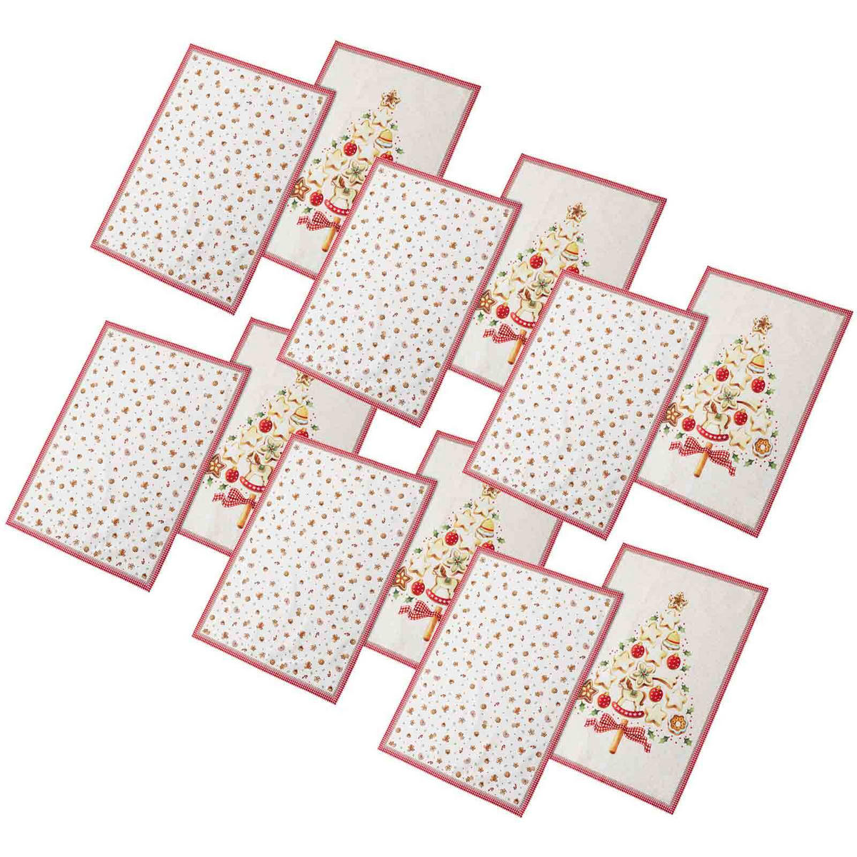 KÜCHENTÜCHER Winter Bakery Delight bunt 31 x 25 cm 12er Set - Multicolor, Textil (25/31cm) - Villeroy & Boch