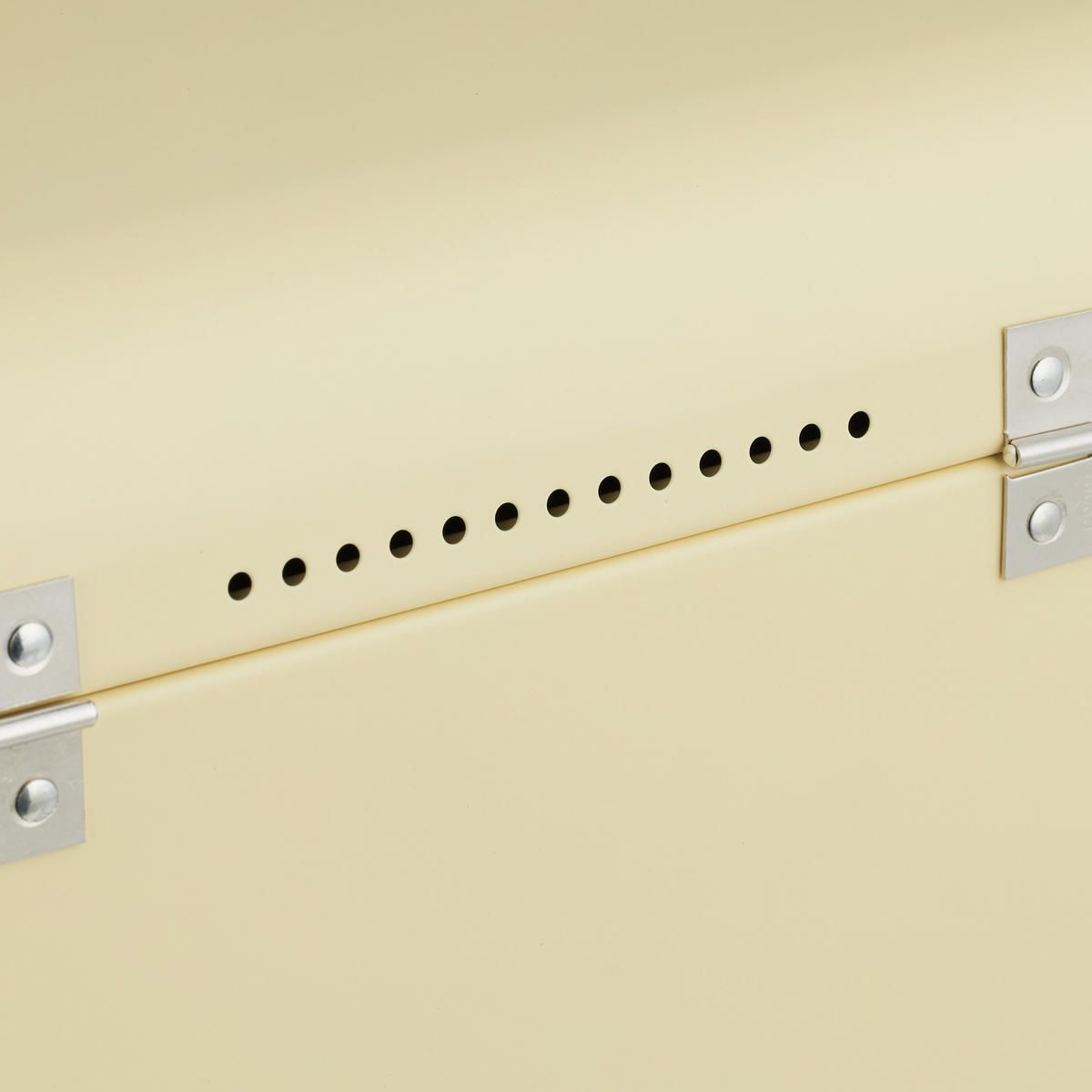 BROTKASTEN - Beige, Metall (42/17/24cm) - Relaxdays