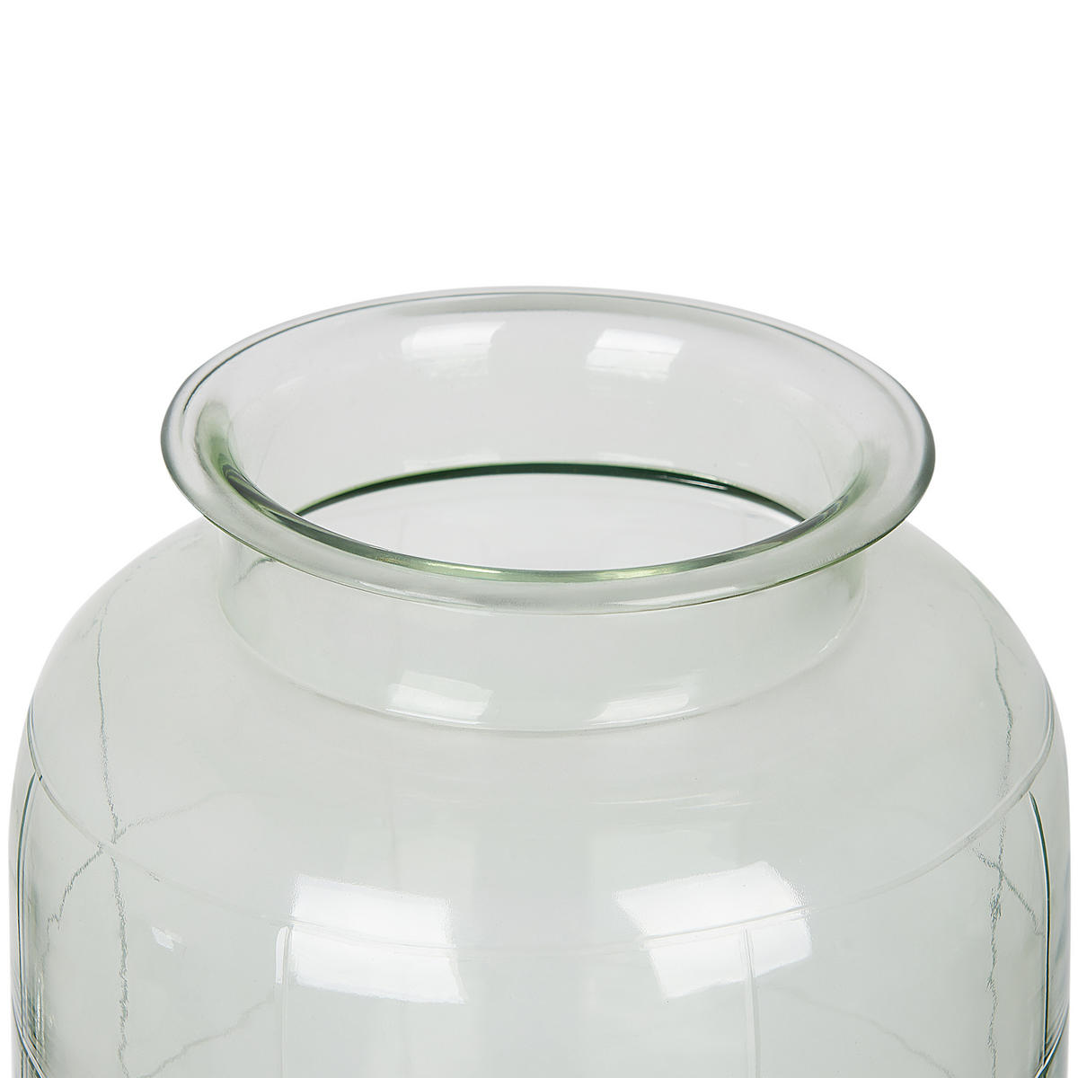 BLUMENVASE Glas grün Vindaloo - Grün, Glas (35cm) - Beliani
