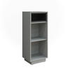 MIDISCHRANK Beatrice Grau/Anthrazit 38 x 93 cm mit 3 Fächern - Anthrazit/Grau, Holzwerkstoff (38/93/30cm) - Vicco