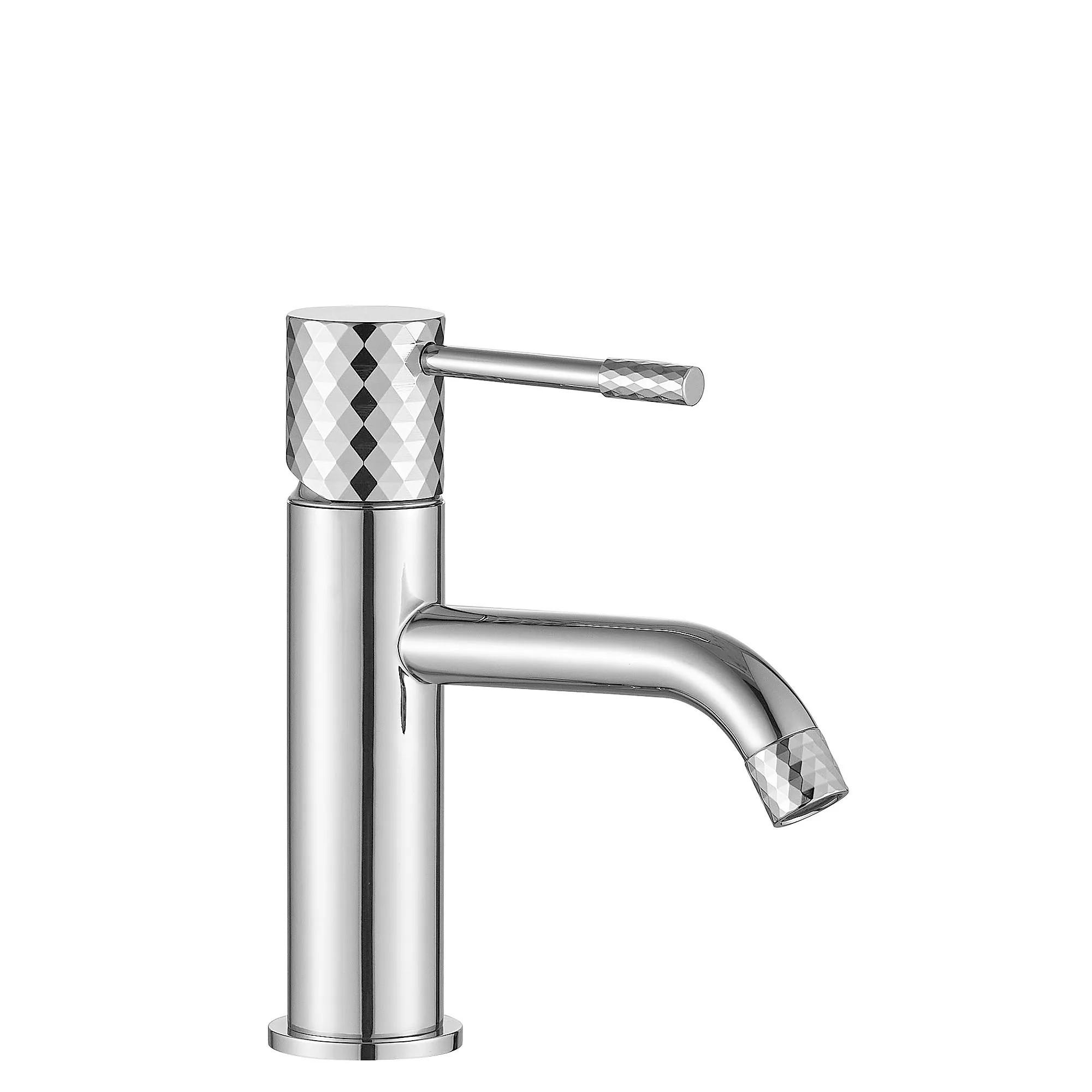 WASCHBECKENARMATUR Rea Lungo Diamond Chrom - Chromfarben, Metall (2/18.5/10cm) - REA