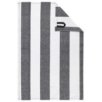 GESCHIRRTÜCHER CUISINE ZOOM BLOCKSTREIFEN 120 SCHWARZ - 97 - Schwarz, Textil (50/70cm) - Cawoe