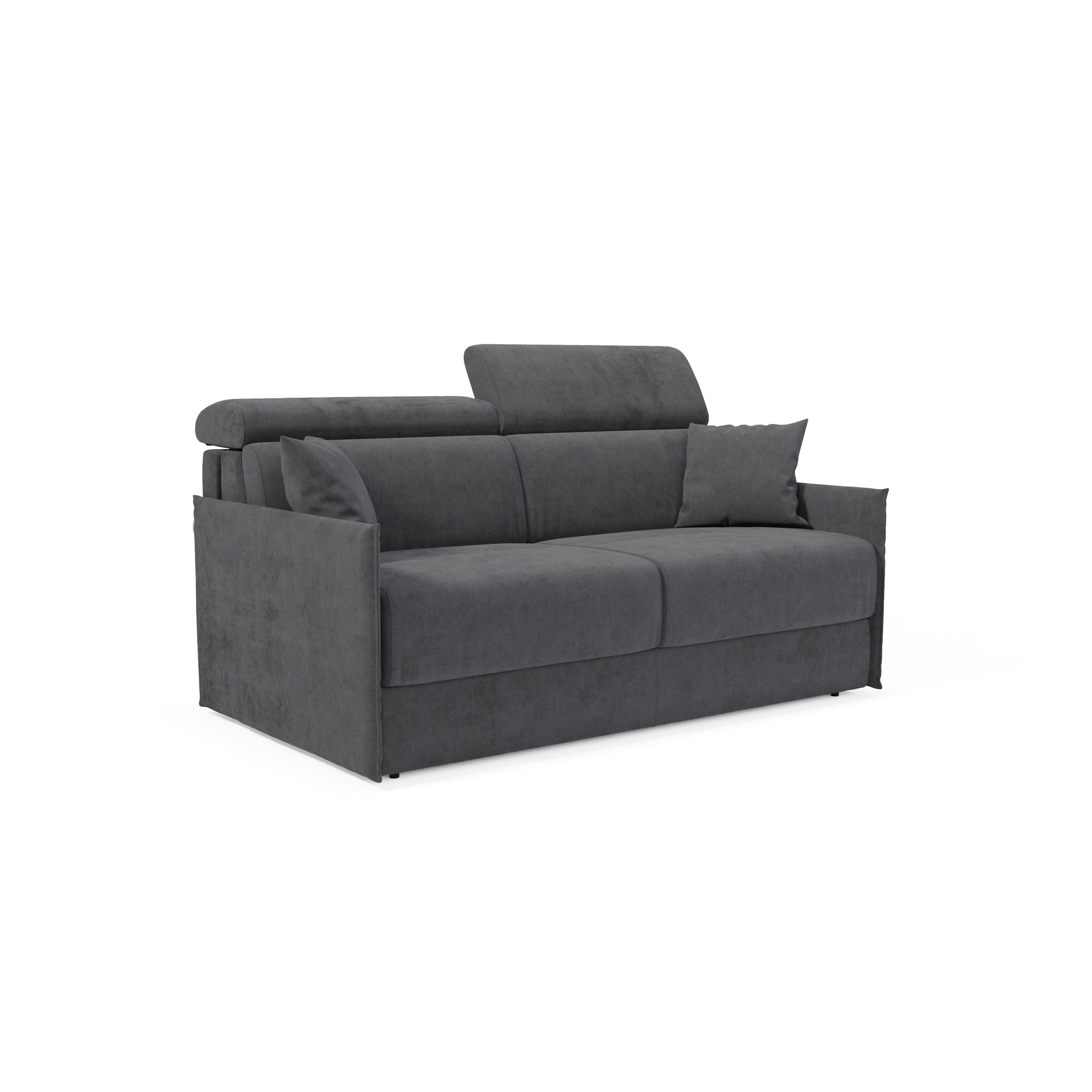 LINEARSOFA Miryam - Anthrazit, Metall (169/83/98cm) - Divani.store